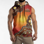 Australia Indigenous NAIDOC Week 2026 Sleeveless Hoodie 50 Years Of Deadly