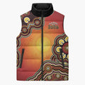 Australia Indigenous NAIDOC Week 2026 Sleeveless Puffer Jacket 50 Years Of Deadly