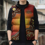 Australia Indigenous NAIDOC Week 2026 Sleeveless Puffer Jacket 50 Years Of Deadly
