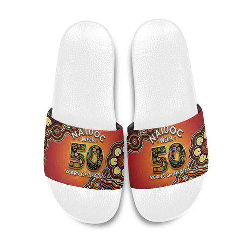 Australia Indigenous NAIDOC Week 2026 Slide Sandals 50 Years Of Deadly