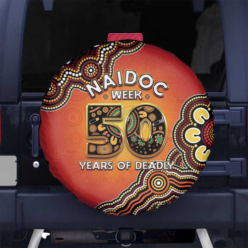 Australia Indigenous NAIDOC Week 2026 Spare Tire Cover 50 Years Of Deadly