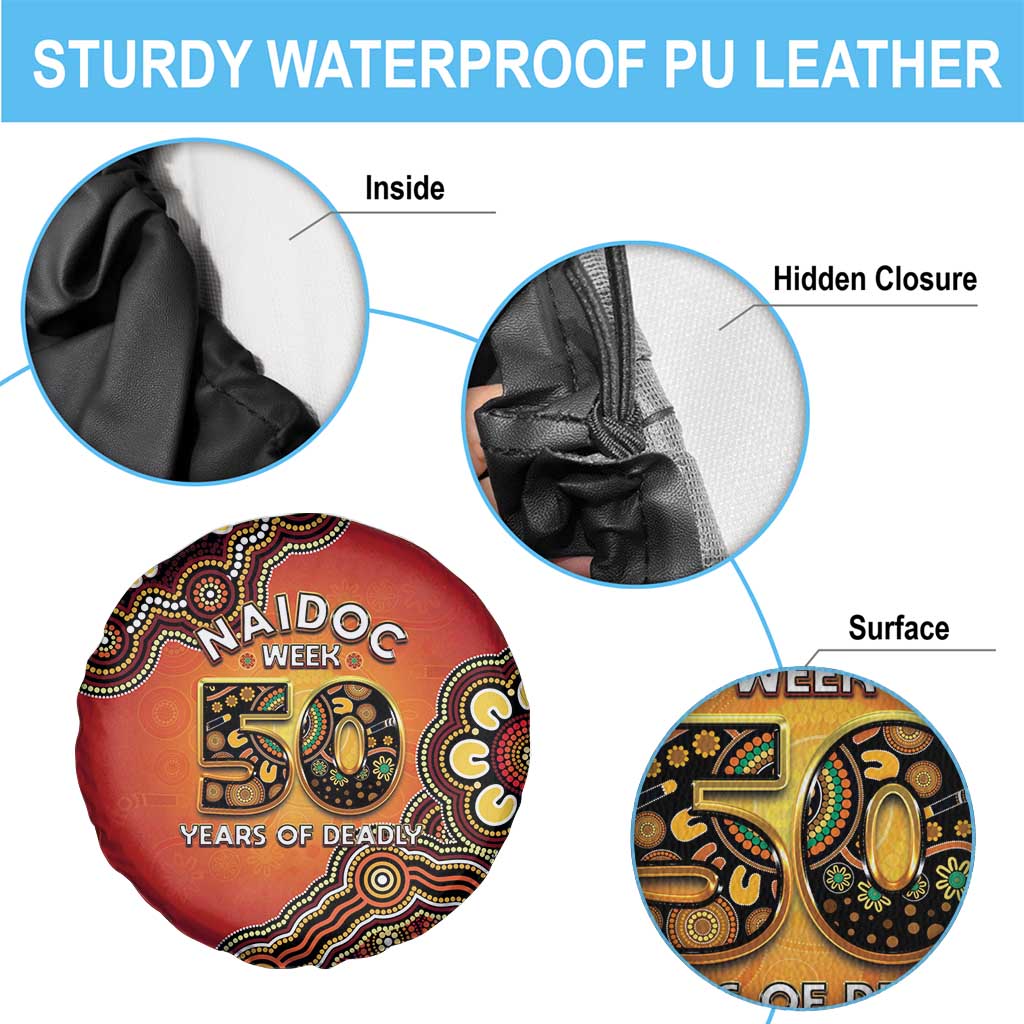 Australia Indigenous NAIDOC Week 2026 Spare Tire Cover 50 Years Of Deadly