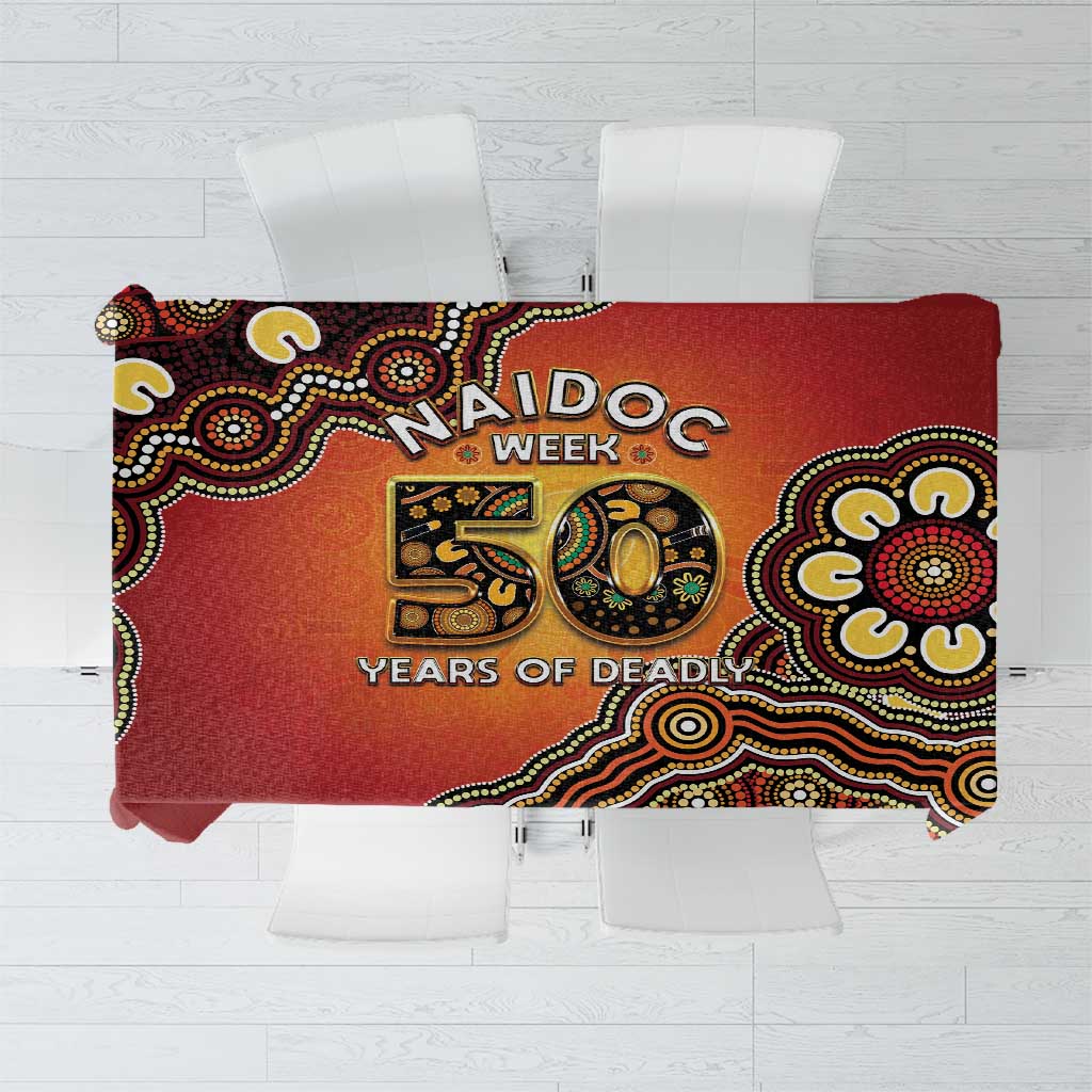 Australia Indigenous NAIDOC Week 2026 Tablecloth 50 Years Of Deadly