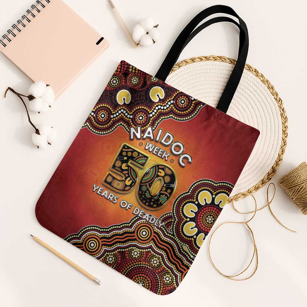 Australia Indigenous NAIDOC Week 2026 Tote Bag 50 Years Of Deadly