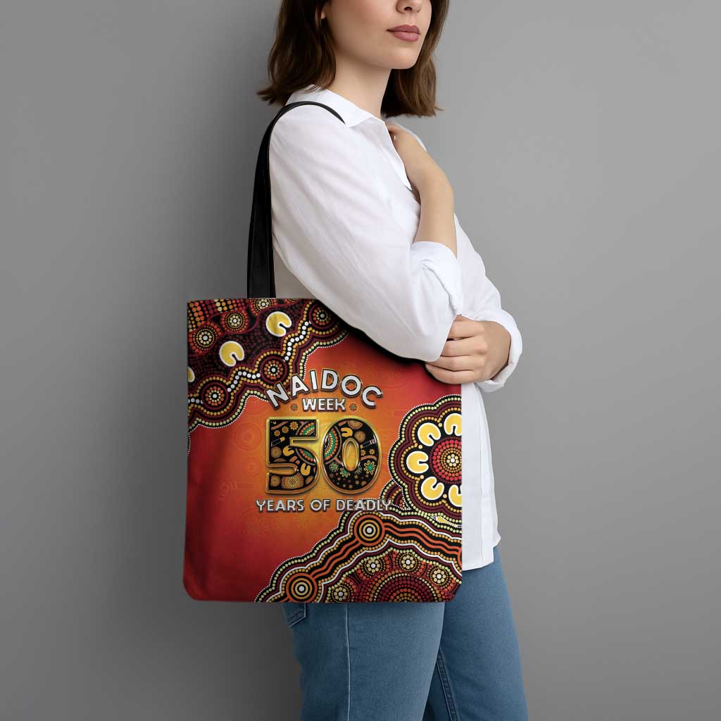 Australia Indigenous NAIDOC Week 2026 Tote Bag 50 Years Of Deadly