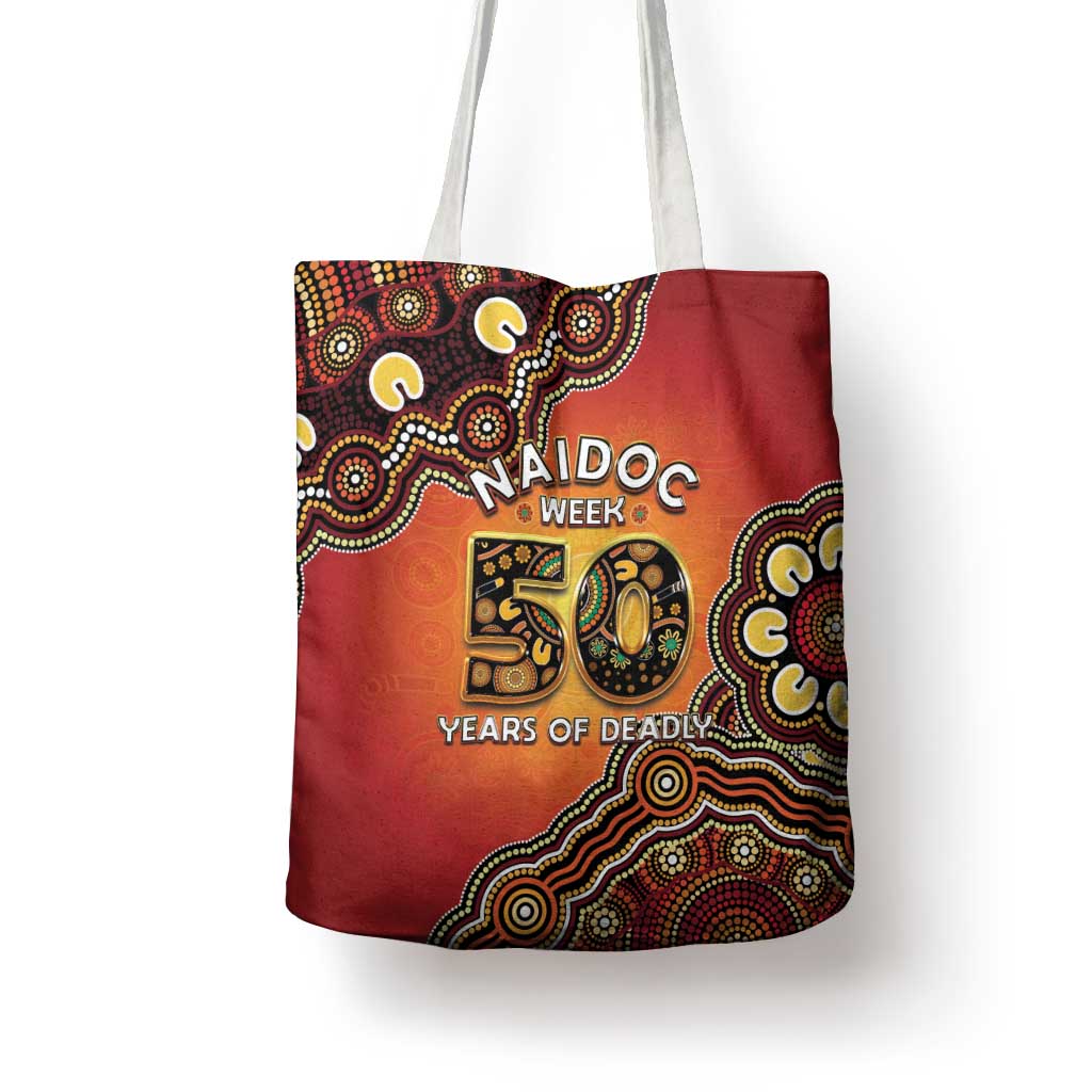 Australia Indigenous NAIDOC Week 2026 Tote Bag 50 Years Of Deadly