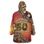 Australia Indigenous NAIDOC Week 2026 Wearable Blanket Hoodie 50 Years Of Deadly