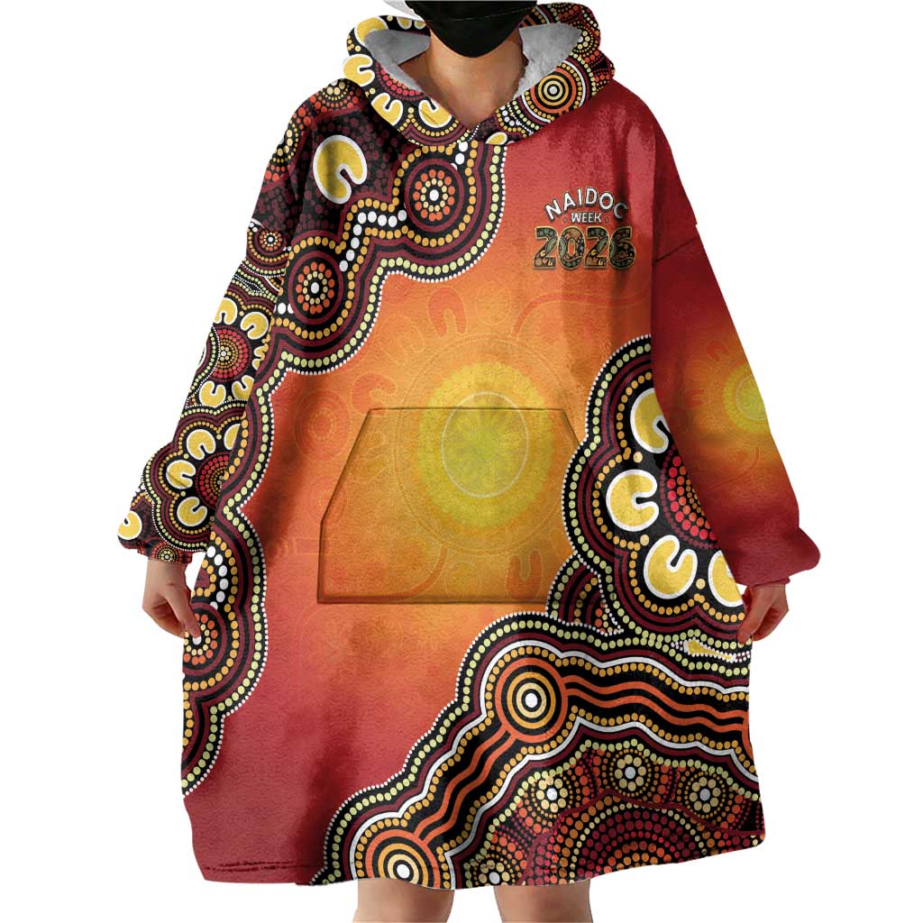 Australia Indigenous NAIDOC Week 2026 Wearable Blanket Hoodie 50 Years Of Deadly