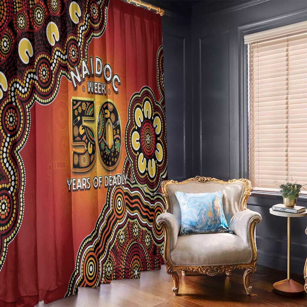 Australia Indigenous NAIDOC Week 2026 Window Curtain 50 Years Of Deadly