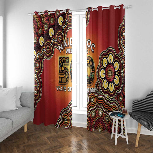 Australia Indigenous NAIDOC Week 2026 Window Curtain 50 Years Of Deadly