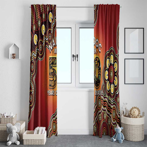 Australia Indigenous NAIDOC Week 2026 Window Curtain 50 Years Of Deadly