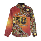 Australia Indigenous NAIDOC Week 2026 Women Casual Shirt 50 Years Of Deadly