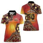 Australia Indigenous NAIDOC Week 2026 Women Polo Shirt 50 Years Of Deadly