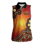 Australia Indigenous NAIDOC Week 2026 Women Sleeveless Polo Shirt 50 Years Of Deadly