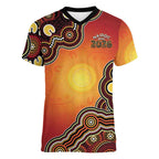 Australia Indigenous NAIDOC Week 2026 Women V-Neck T-Shirt 50 Years Of Deadly