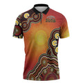 Australia Indigenous NAIDOC Week 2026 Zipper Polo Shirt 50 Years Of Deadly