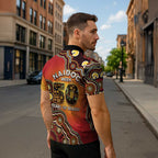 Australia Indigenous NAIDOC Week 2026 Zipper Polo Shirt 50 Years Of Deadly