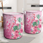 Australia Cockatoos Breast Cancer Laundry Basket Faith Hope Love