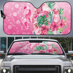 Australia Cockatoos Breast Cancer Auto Sun Shade Faith Hope Love