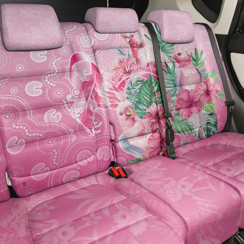 Australia Cockatoos Breast Cancer Back Car Seat Cover Faith Hope Love
