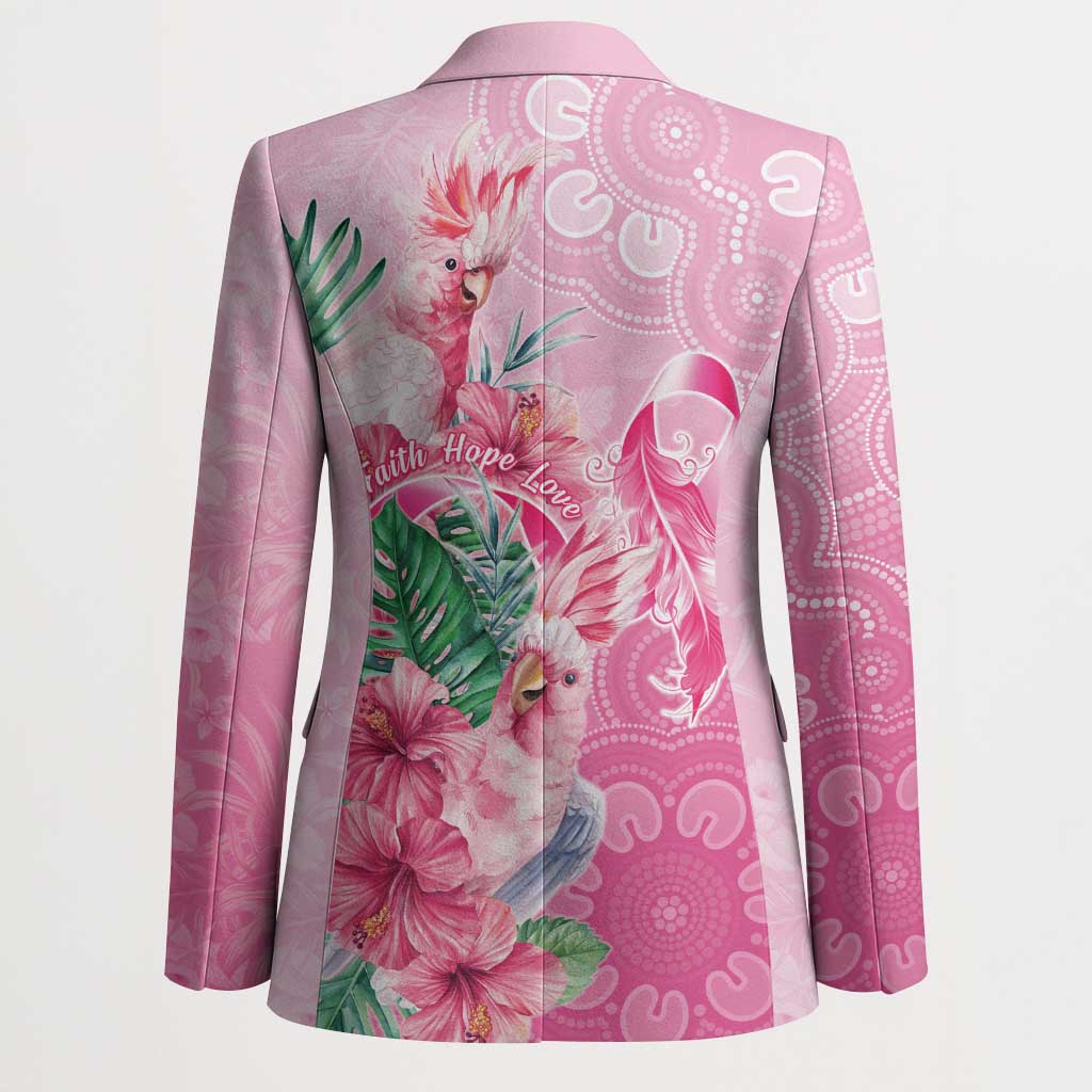 Australia Cockatoos Breast Cancer Blazer Faith Hope Love