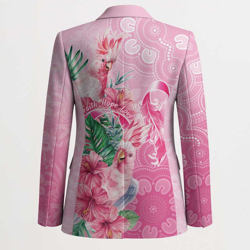 Australia Cockatoos Breast Cancer Blazer Faith Hope Love