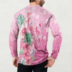 Australia Cockatoos Breast Cancer Button Sweatshirt Faith Hope Love