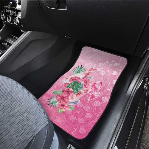Australia Cockatoos Breast Cancer Car Mats Faith Hope Love