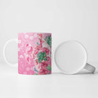 Australia Cockatoos Breast Cancer Ceramic Mug Faith Hope Love