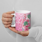 Australia Cockatoos Breast Cancer Ceramic Mug Faith Hope Love