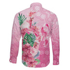 Australia Cockatoos Breast Cancer Family Matching Short Sleeve Bodycon Dress and Hawaiian Shirt Faith Hope Love