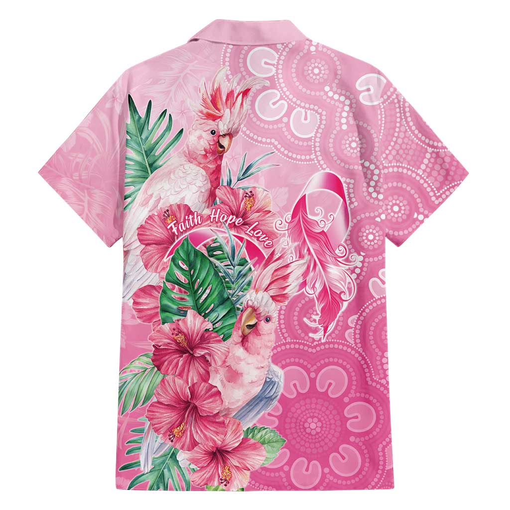 Australia Cockatoos Breast Cancer Hawaiian Shirt Faith Hope Love