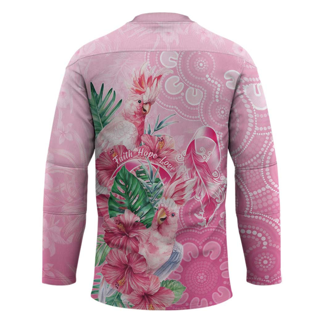 Australia Cockatoos Breast Cancer Hockey Jersey Faith Hope Love