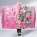 Australia Cockatoos Breast Cancer Hooded Blanket Faith Hope Love