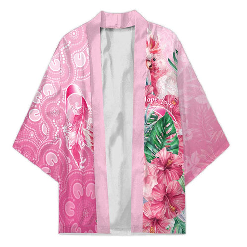 Australia Cockatoos Breast Cancer Kimono Faith Hope Love