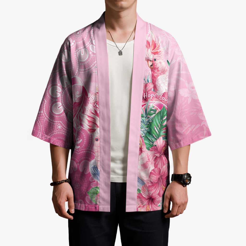 Australia Cockatoos Breast Cancer Kimono Faith Hope Love