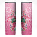 Australia Cockatoos Breast Cancer Skinny Tumbler Faith Hope Love