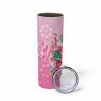 Australia Cockatoos Breast Cancer Skinny Tumbler Faith Hope Love