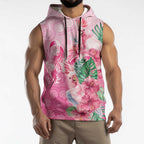 Australia Cockatoos Breast Cancer Sleeveless Hoodie Faith Hope Love