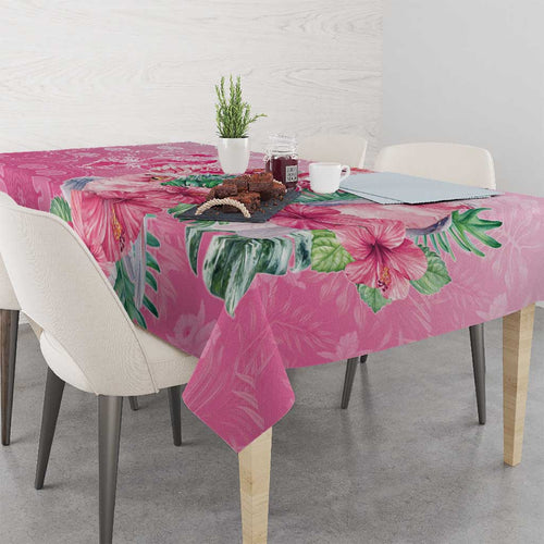 Australia Cockatoos Breast Cancer Tablecloth Faith Hope Love
