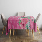 Australia Cockatoos Breast Cancer Tablecloth Faith Hope Love