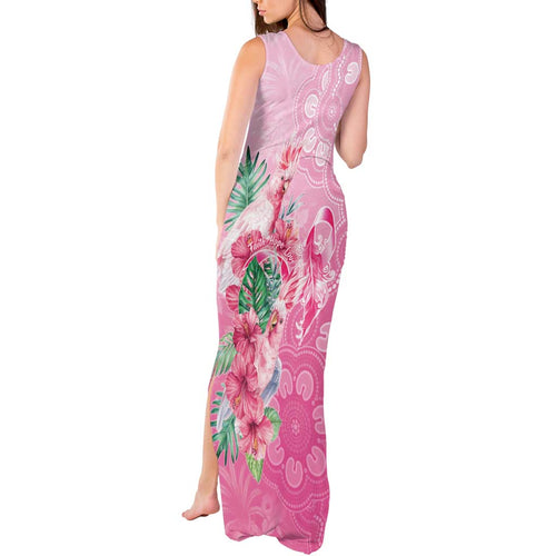 Australia Cockatoos Breast Cancer Tank Maxi Dress Faith Hope Love