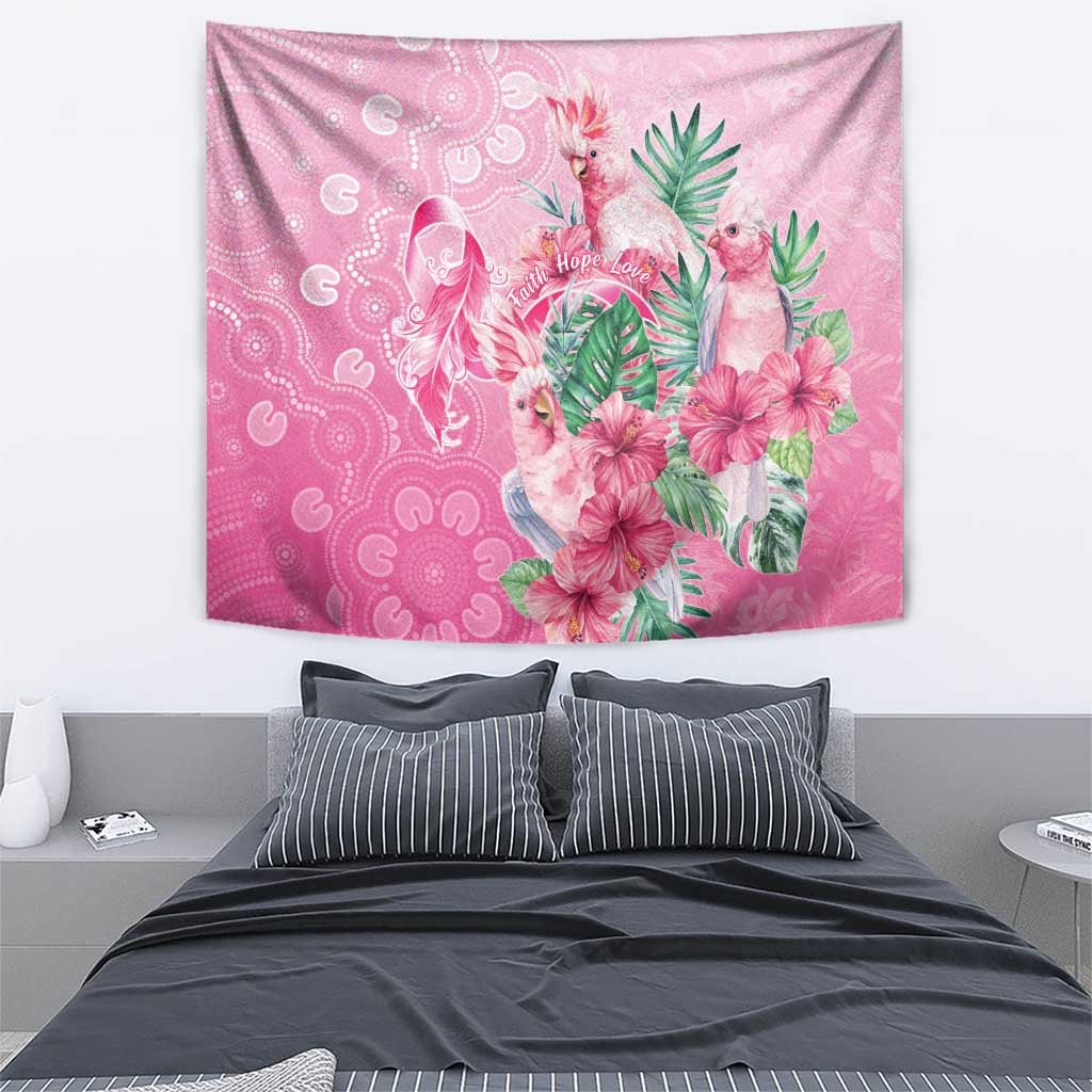 Australia Cockatoos Breast Cancer Tapestry Faith Hope Love