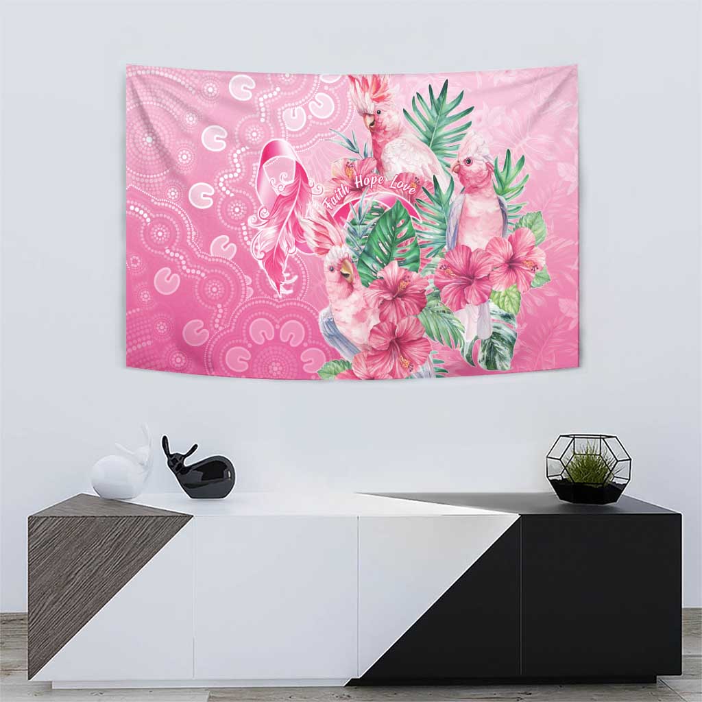 Australia Cockatoos Breast Cancer Tapestry Faith Hope Love