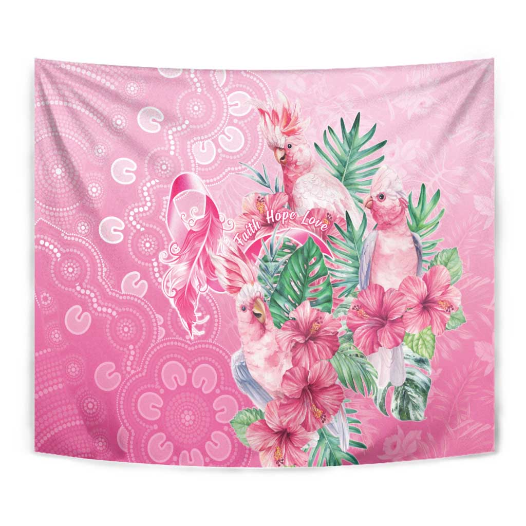 Australia Cockatoos Breast Cancer Tapestry Faith Hope Love