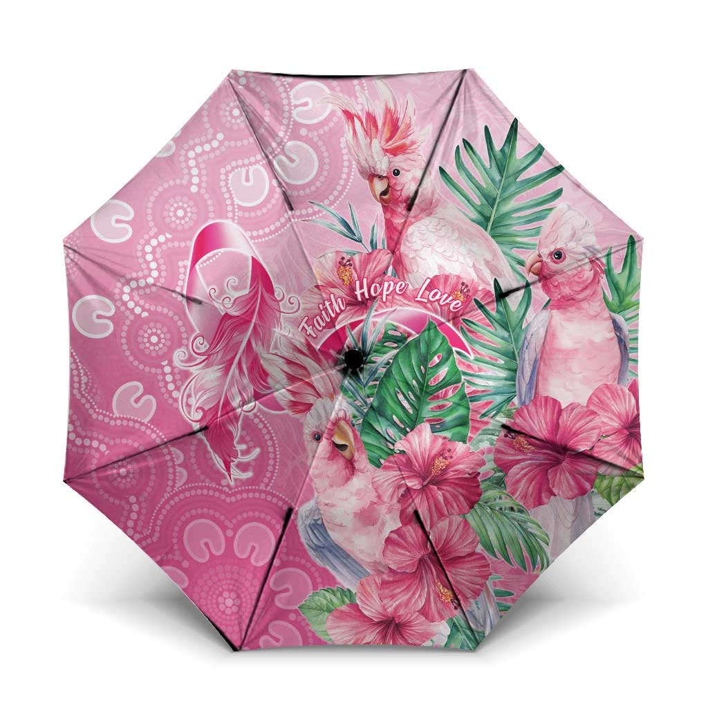 Australia Cockatoos Breast Cancer Umbrella Faith Hope Love