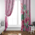 Australia Cockatoos Breast Cancer Window Curtain Faith Hope Love