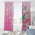 Australia Cockatoos Breast Cancer Window Curtain Faith Hope Love