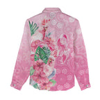 Australia Cockatoos Breast Cancer Women Casual Shirt Faith Hope Love