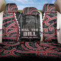 Aotearoa Waitangi Day Back Car Seat Cover Maori Warrior Tribal Tattoo